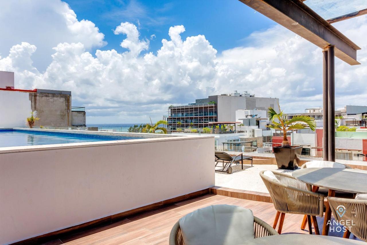 Incredible Oceanview Roof Lounge, Apartment Units 2 Blocks To Beach Playa del Carmen Bagian luar foto